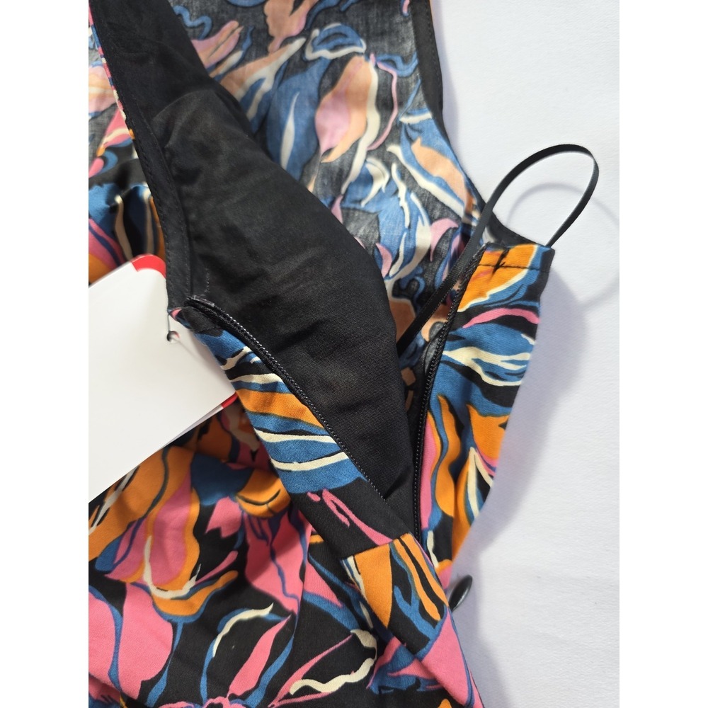 French Connection Summer Maxi Dress XS Floral Twist Front Sleeveless NWT - Picture 8 of 11